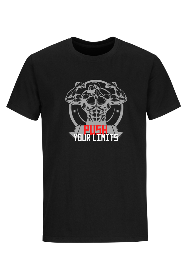 Bodybuilding-Shirt Limits Front  T-Shirt